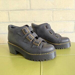 Dr. Martens Coppola black leather boot size US W 10 / UK 8 VGUC